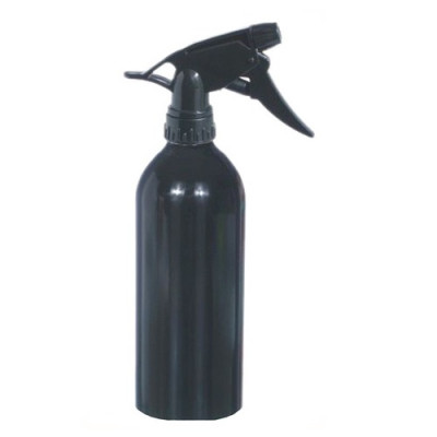 Water Spray Bottle - Metal, Black